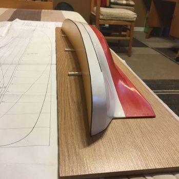 What is a half-model of ships for?