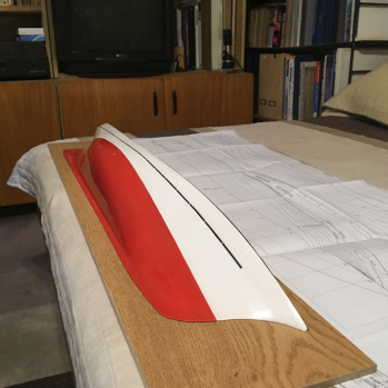 What is a half-model of ships for?