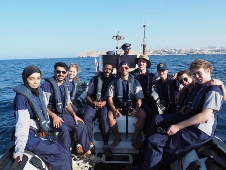 Hungarian university student from Transylvania took part in the voyage of the Royal Navy of Oman's training ship Shabab Oman II